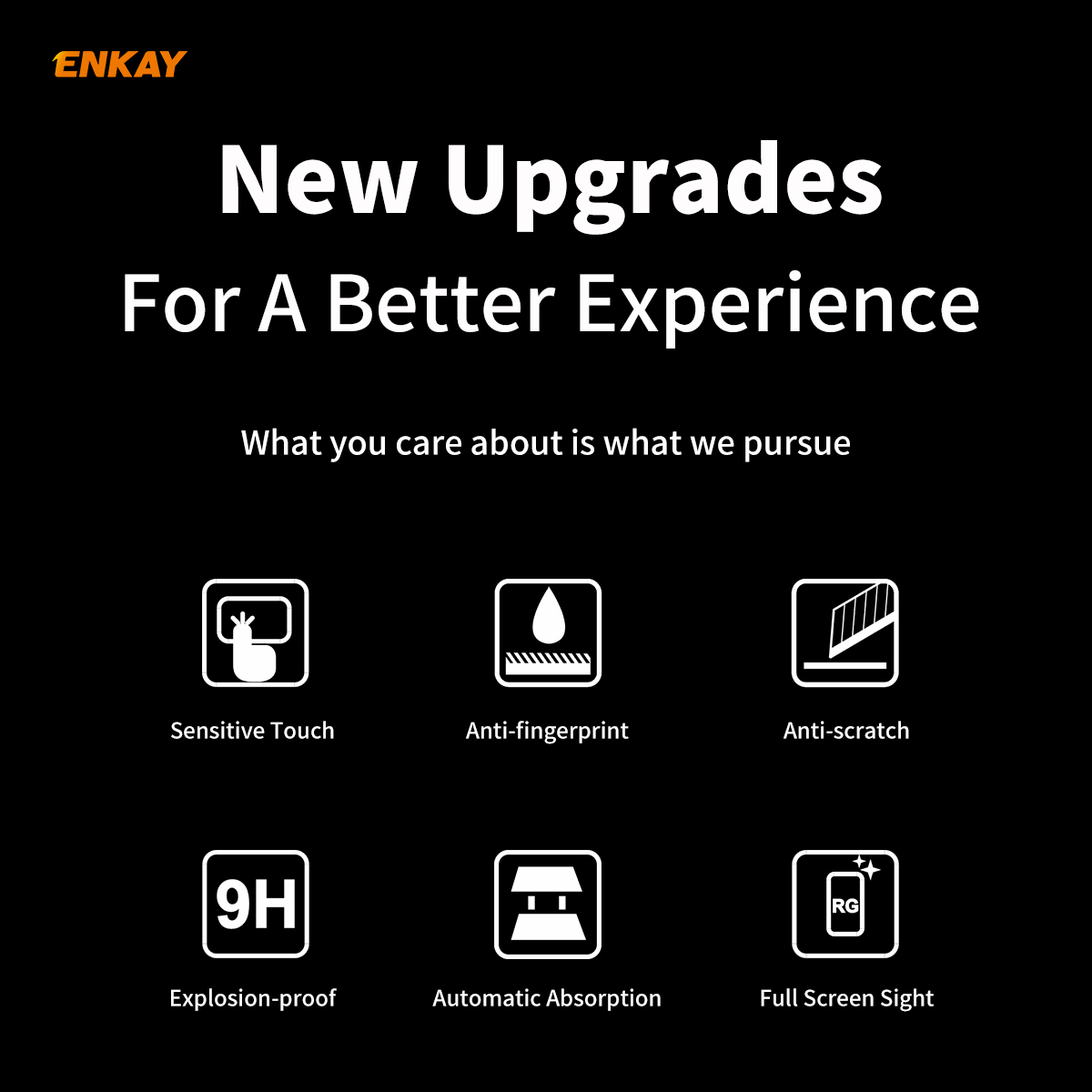 Enkay-125-Pcs-for-Huawei-P-Smart-Front-Flim-026mm-9H-Anti-Explosion-Hot-Blending-Full-Coverage-Tempe-1789579-1